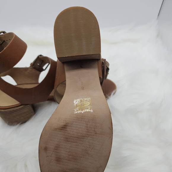 Madewell Brown Leather Flat Sandals - Picture 5 of 6